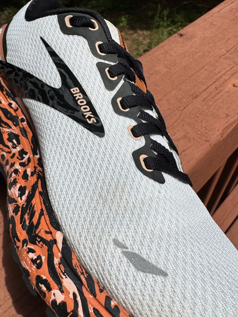 Brooks Ghost 15 Run Wild Women’s Running Shoes – Size 9 leopard print - Picture 10 of 12